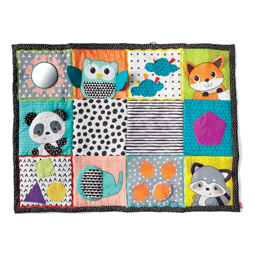 Infantino - Alfombra de juego para niños MAXI ZOO