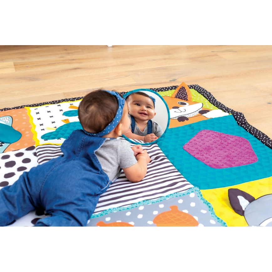 Infantino - Alfombra de juego para niños MAXI ZOO