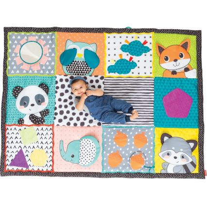 Infantino - Alfombra de juego para niños MAXI ZOO
