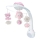 Infantino - Carrusel musical 3 en 1 para cuna con melodías, 3xAAA, rosa
