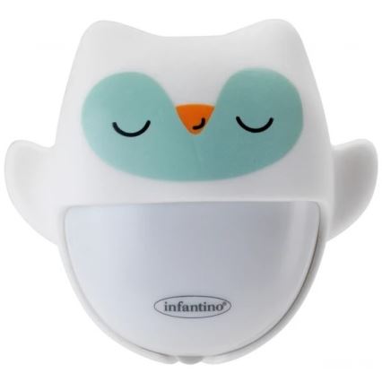 Infantino - Luz nocturna con un juguete luminoso Owl