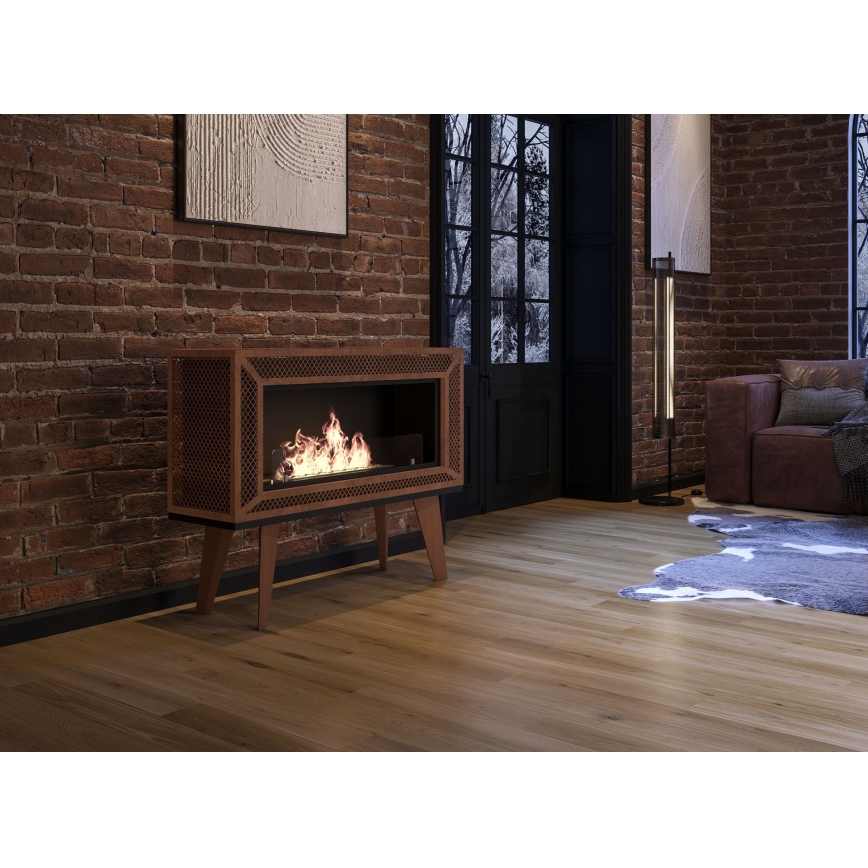 InFire - Chimenea BIO 100x47 cm 3kW industrial