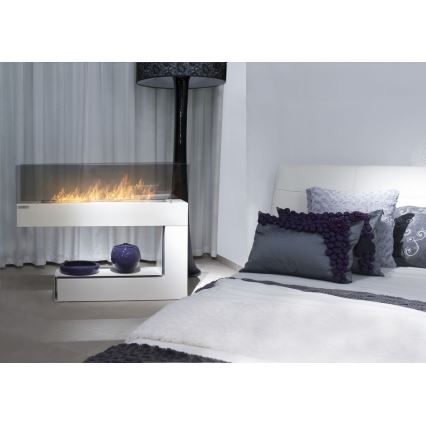 InFire - Chimenea BIO 110x85,5 cm 3kW blanco