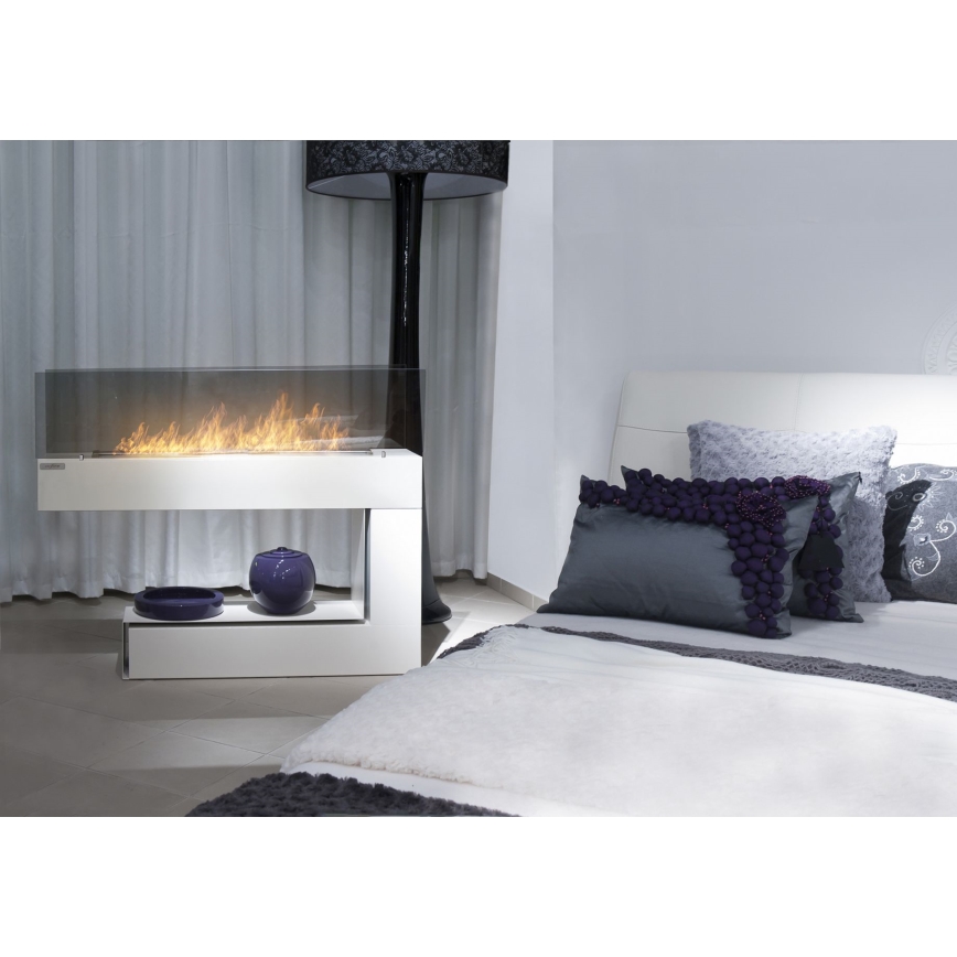 InFire - Chimenea BIO 110x85,5 cm 3kW blanco