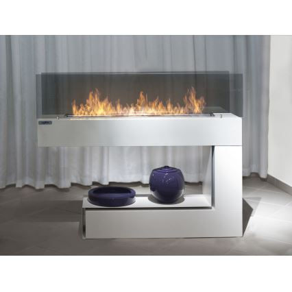 InFire - Chimenea BIO 110x85,5 cm 3kW blanco
