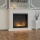 InFire - Chimenea BIO 115x100 cm 3kW blanco