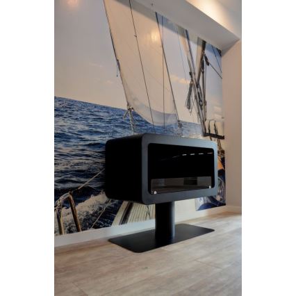 InFire - Chimenea BIO 82,5x74,3 cm 3kW negro