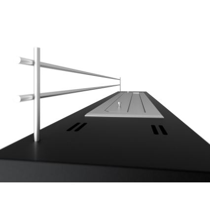 InFire - Chimenea BIO 8x120 cm 3kW negro