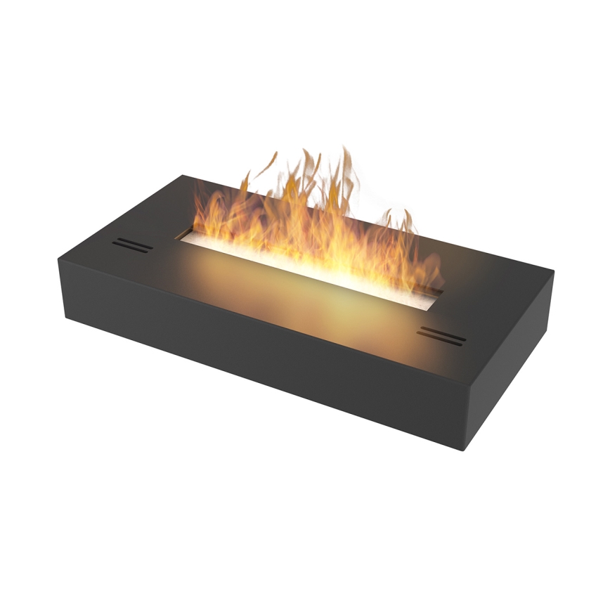 InFire - Chimenea BIO 8x50 cm 3kW negro