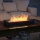 InFire - Chimenea BIO 8x60 cm 3kW negro