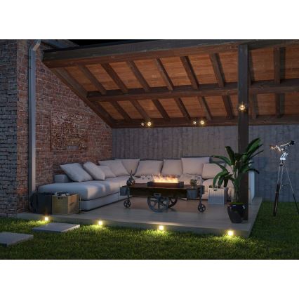 InFire - Chimenea BIO 8x60 cm 3kW negro