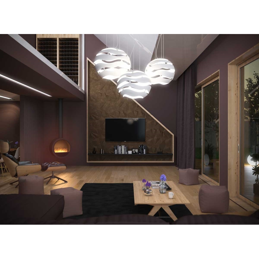 InFire - Chimenea BIO colgante d. 70 cm 3kW negro