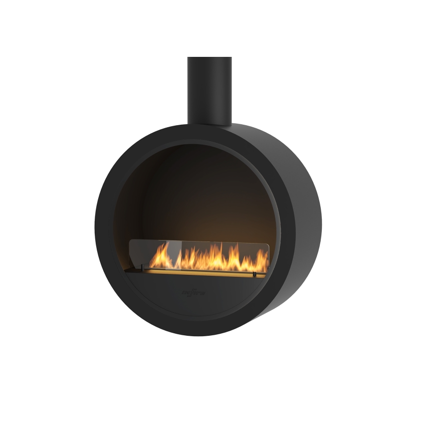 InFire - Chimenea BIO colgante d. 70 cm 3kW negro