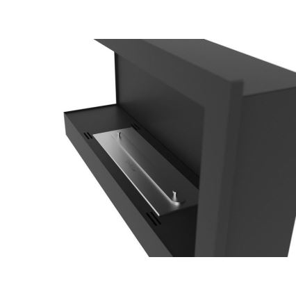 InFire - Chimenea BIO de esquina 45x90 cm 3kW negro