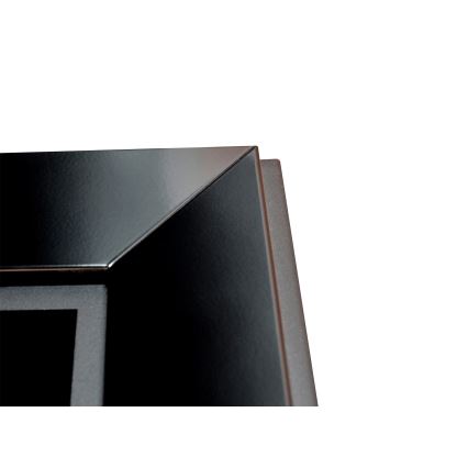 InFire - Chimenea BIO empotrable 49x90 cm 3kW negro