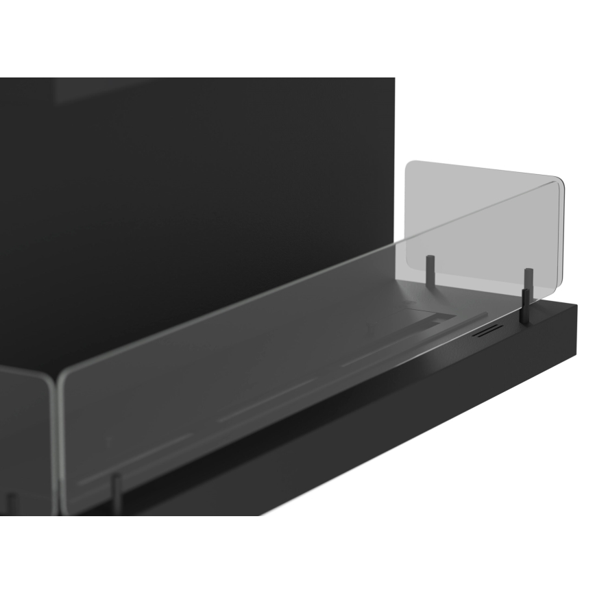 InFire - Chimenea BIO empotrada 100x50 cm 3kW negro