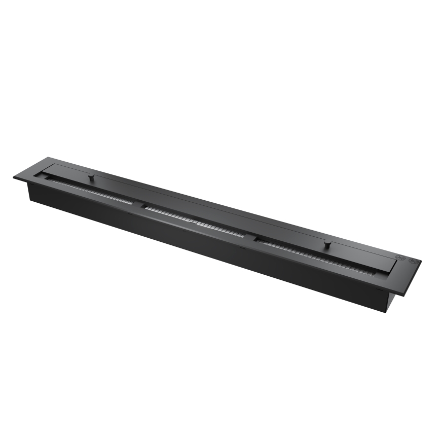 InFire - Chimenea BIO empotrada 120x45 cm 3kW negro