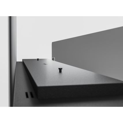InFire - Chimenea BIO empotrada 120x45 cm 3kW negro