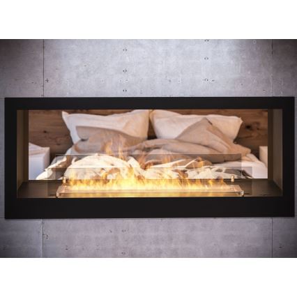 InFire - Chimenea BIO empotrada 120x50 cm 3kW bifacial