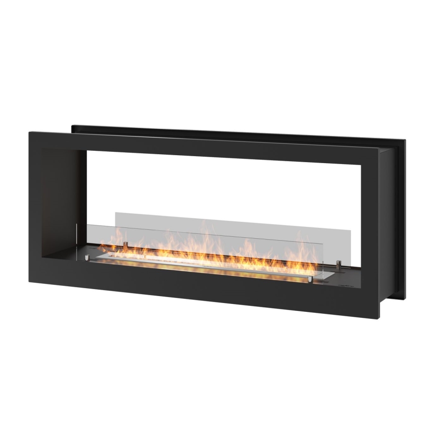 InFire - Chimenea BIO empotrada 120x50 cm 3kW bifacial