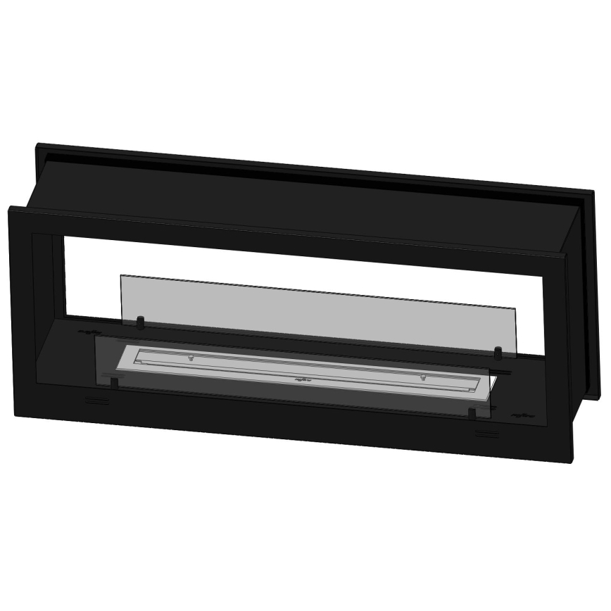 InFire - Chimenea BIO empotrada 120x50 cm 3kW bifacial