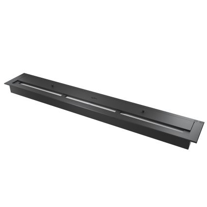 InFire - Chimenea BIO empotrada 150x50 cm 4,2kW negro