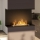 InFire - Chimenea BIO empotrada 80x45 cm 3kW negro