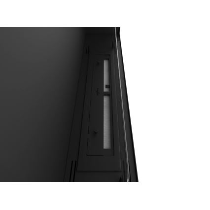 InFire - Chimenea BIO empotrada 90x50 cm 3kW negro
