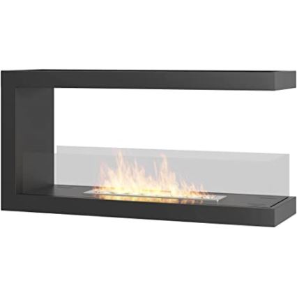 InFire - Chimenea de esquina BIO 100x50 cm 3kW bifacial