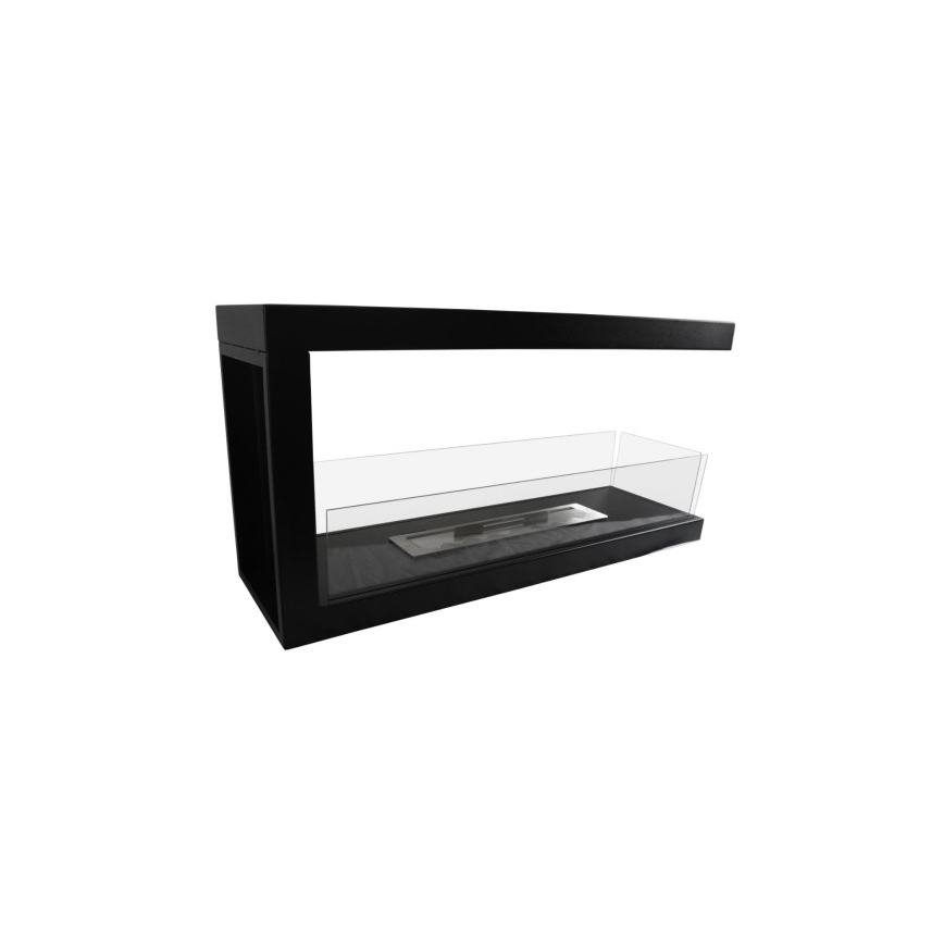 InFire - Chimenea de esquina BIO 100x50 cm 3kW bifacial