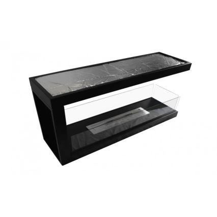 InFire - Chimenea de esquina BIO 100x50 cm 3kW bifacial