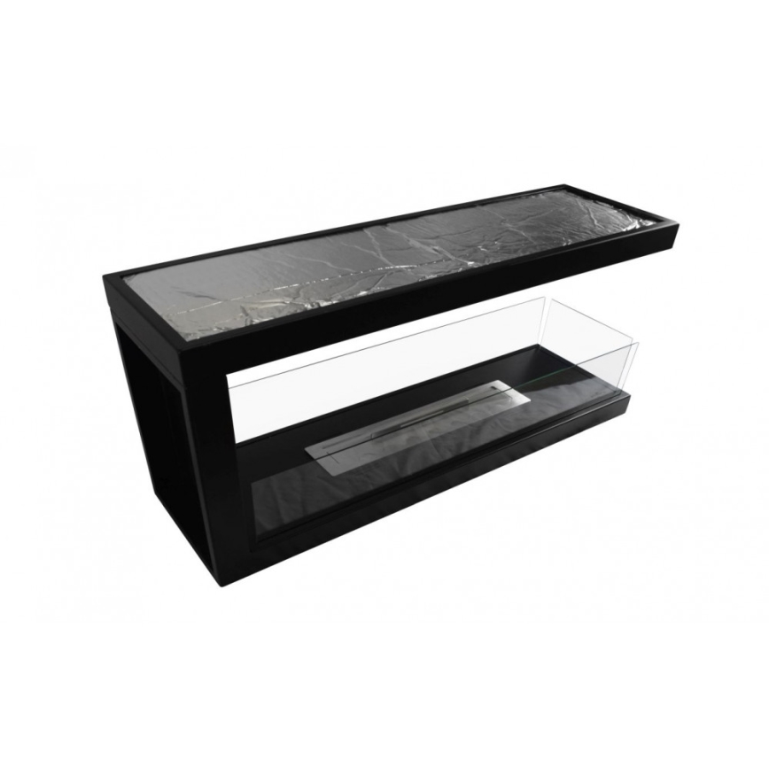InFire - Chimenea de esquina BIO 100x50 cm 3kW bifacial