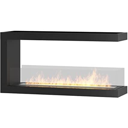 InFire - Chimenea de esquina BIO 100x50 cm 3kW bifacial