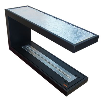 InFire - Chimenea de esquina BIO 100x50 cm 3kW bifacial