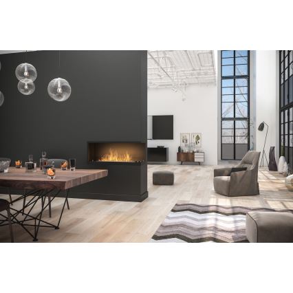 InFire - Chimenea de esquina BIO 110x45 cm 3kW negro