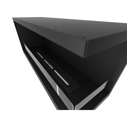 InFire - Chimenea de esquina BIO 110x45 cm 3kW negro
