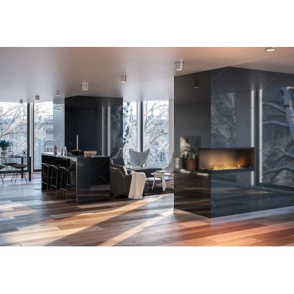 InFire - Chimenea de esquina BIO 110x45 cm 3kW negro