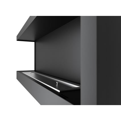 InFire - Chimenea de esquina BIO 45x120 cm 3kW negro