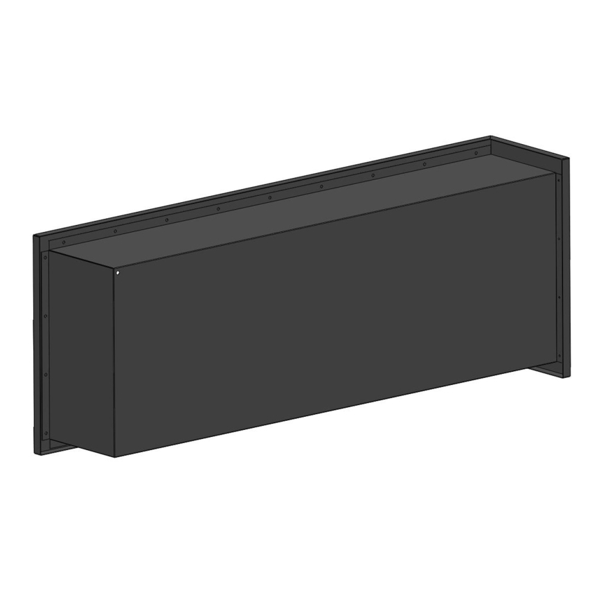 InFire - Chimenea de esquina BIO 45x120 cm 3kW negro
