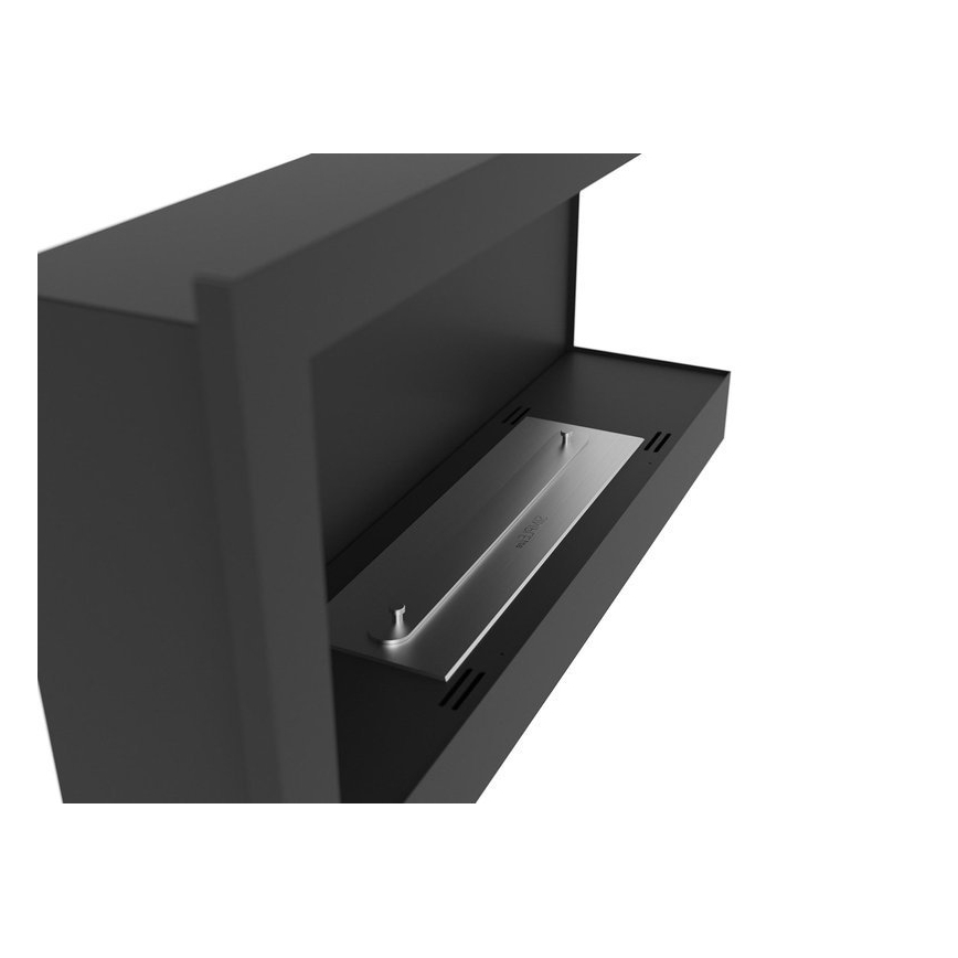 InFire - Chimenea de esquina BIO 45x90 cm 3kW negro