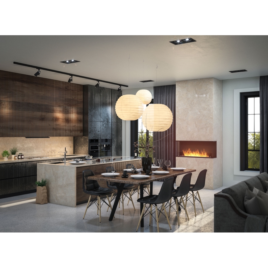 InFire - Chimenea esquinera BIO 100x50 cm 3kW doble cara