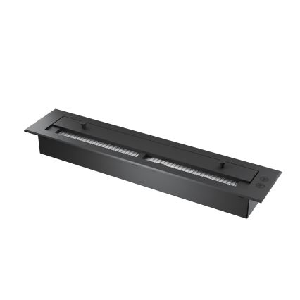 InFire - Chimenea esquinera BIO 84x54 cm 3kW negro