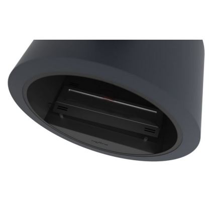 InFire - Chimenea mural BIO d. 70 cm 3kW negro