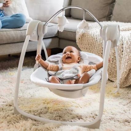 Ingenio - Columpio infantil con melodía CUDDLE LAMB 4xLR14