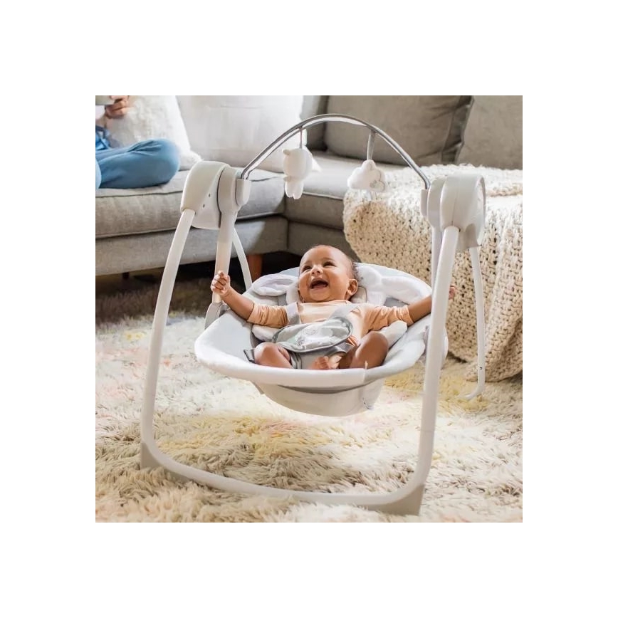 Ingenio - Columpio infantil con melodía CUDDLE LAMB 4xLR14