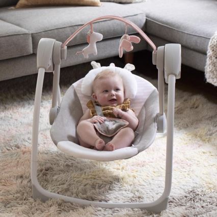 Ingenio - Columpio infantil con melodía FLORA THE UNICORN 4xLR14