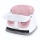 Ingenuity - Asiento elevador 2 en 1 para silla de comedor BABY BASE rosa