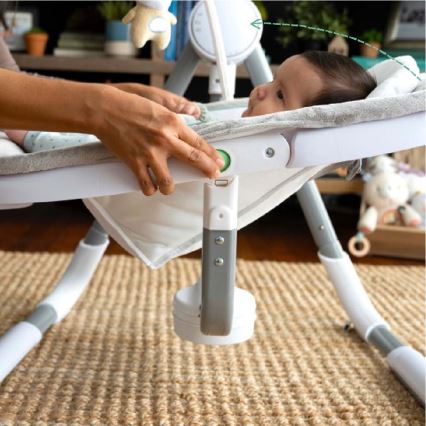 Ingenuity - Columpio vibrador para bebés con melodía ANYWAY SWAY 4xLR14