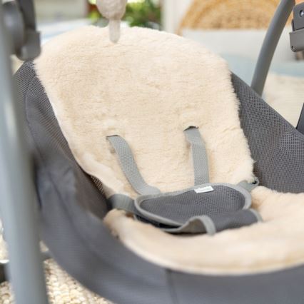 Ingenuity - Columpio vibrador para bebés con melodía EVERY SEASON 3xC gris