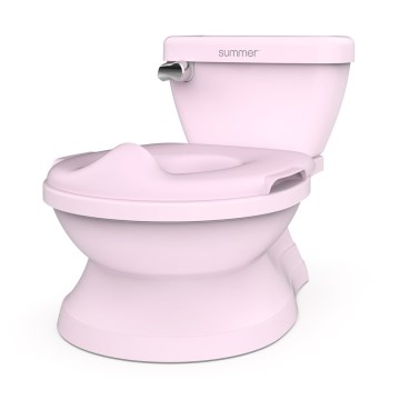 Ingenuity - Orinal infantil con sonido MY SIZE rosa 2x AAA